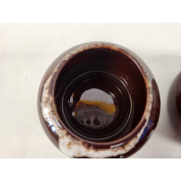 Vintage Nasco Brown Drip Soup bowls set of 6 - Picture 8 of 9